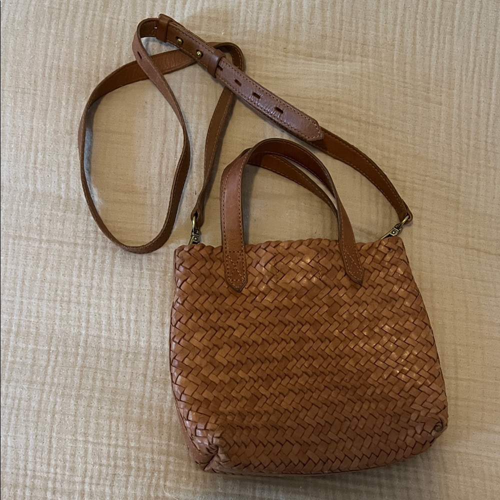 Madewell Woven Leather Tote